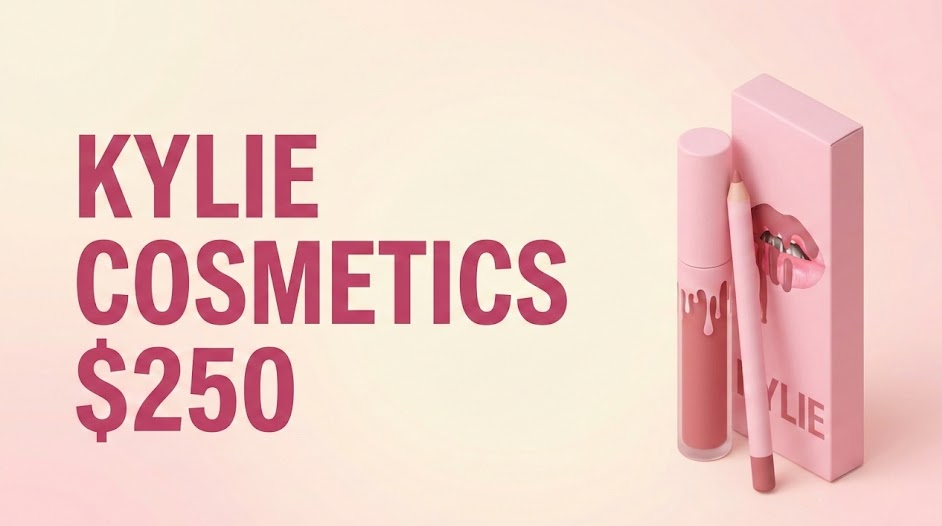Kylie Cosmetics $250 promotional graphic